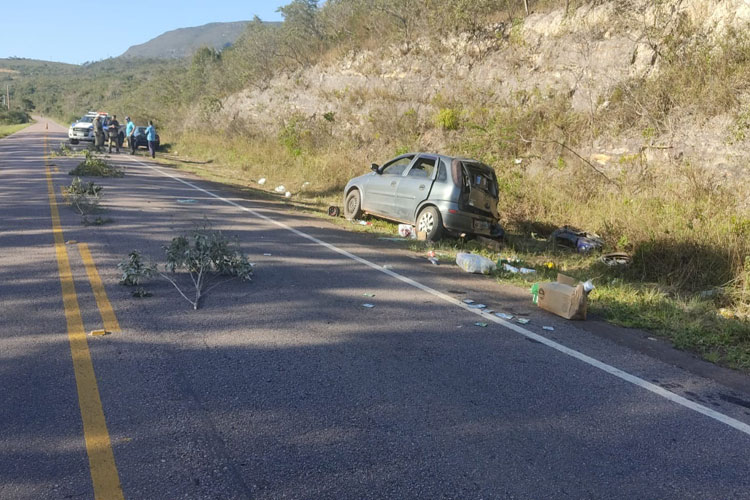 Três pessoas morrem em acidente na BA-142, entre Barra da Estiva e Ituaçu