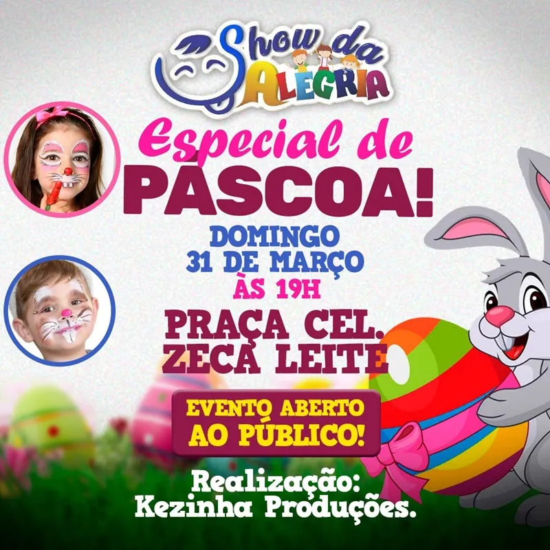 Kezinha Produções promoverá show especial de Páscoa em Brumado