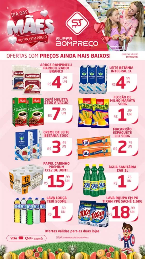 Confira as promoções no Supermercado Super Bom Preço em Brumado