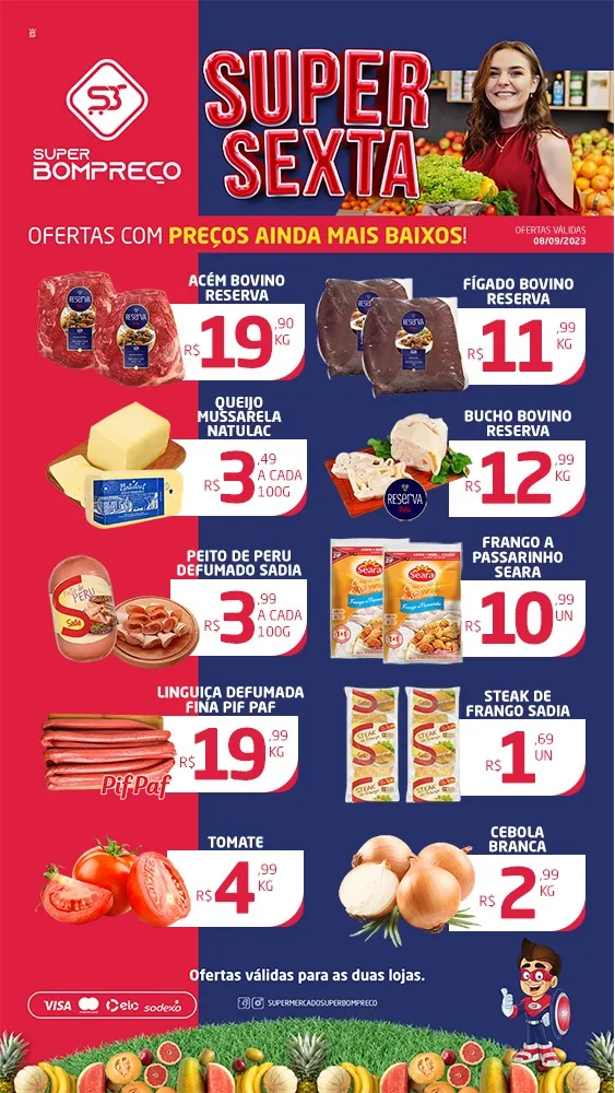 Confira as promoções no Supermercado Super Bom Preço em Brumado