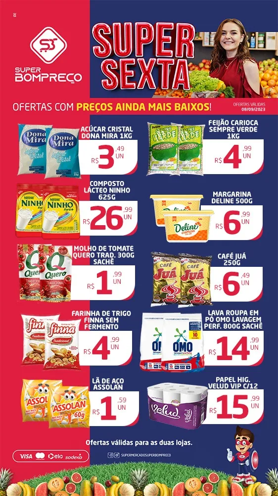 Confira as promoções no Supermercado Super Bom Preço em Brumado