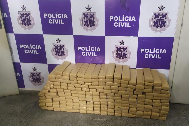 Operação policial apreende mais de 200 kg de maconha em Itabuna