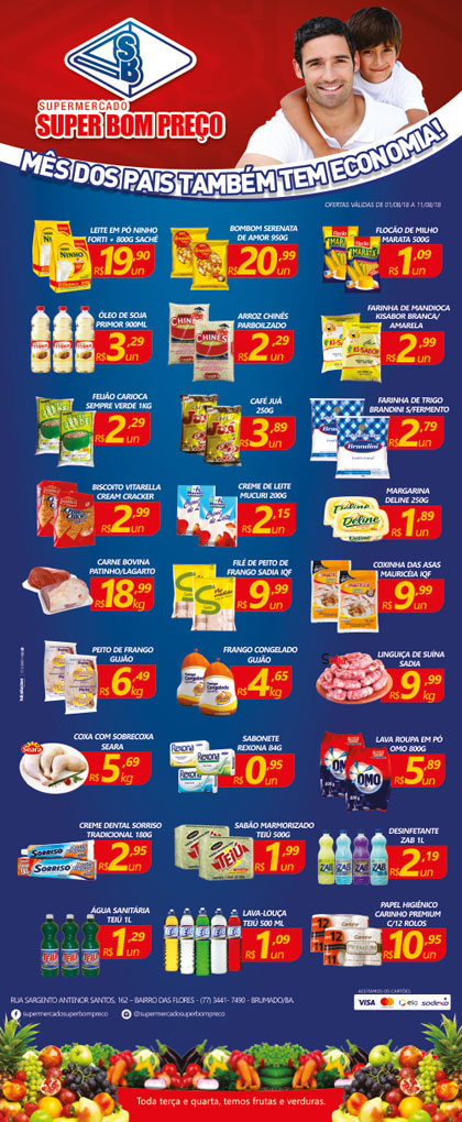 Confira as promoções da semana no Supermercado Super Bom Preço em Brumado