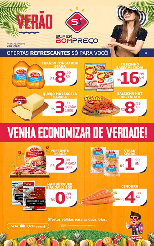 Confira as promoções no Supermercado Super Bom Preço em Brumado