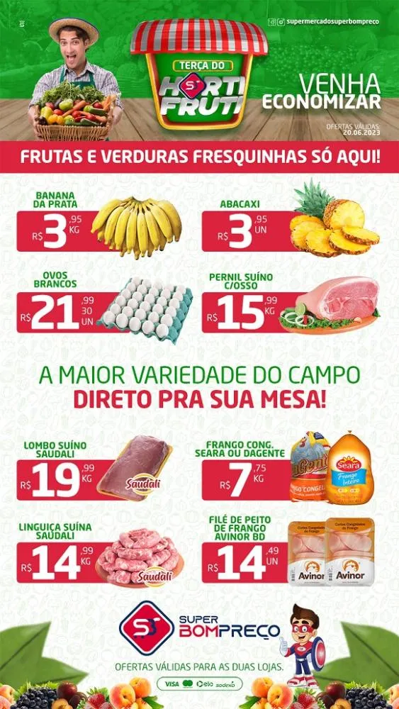 Confira as promoções no Supermercado Super Bom Preço em Brumado