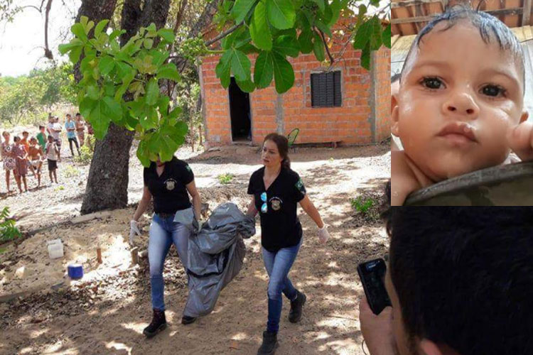 Padrasto mata bebê de oito meses com golpes de facão na cabeça e no pescoço