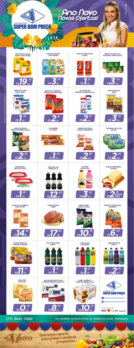 Confira as promoções da semana no Supermercado Super Bom Preço em Brumado