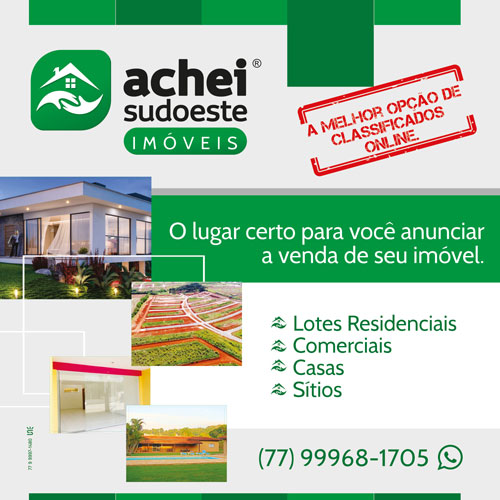 Achei Sudoeste lança classificados para anúncio de venda de imóveis