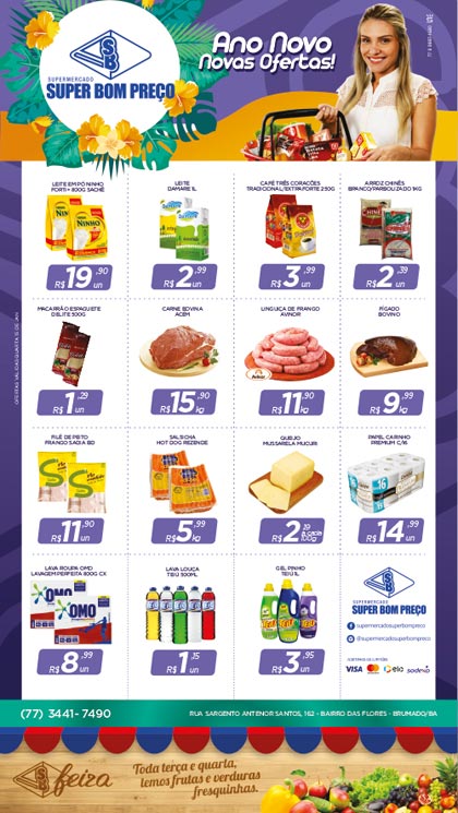 Confira as promoções da semana no Supermercado Super Bom Preço em Brumado