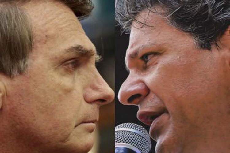 Datafolha: Bolsonaro, 32%; Haddad, 21%; Ciro, 11%; Alckmin 9%