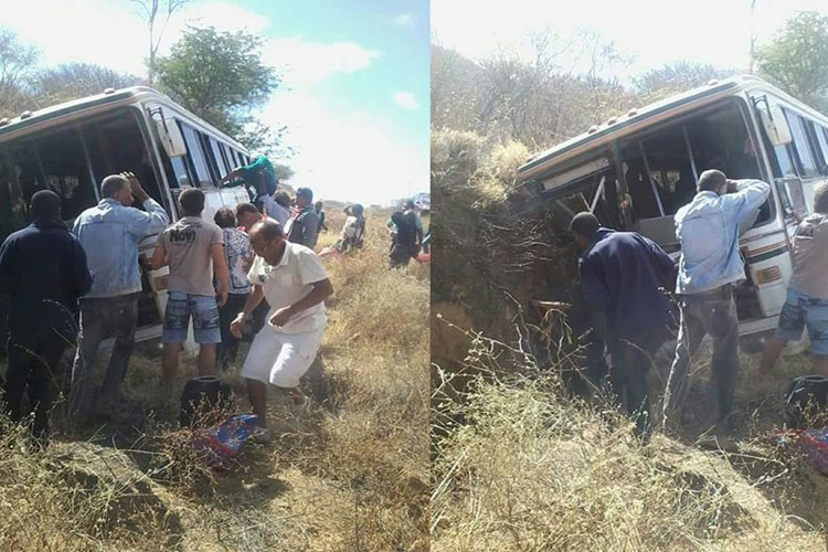 Ônibus que transportava romeiros de Livramento para Bom Jesus da Lapa sofre acidente na BR-430