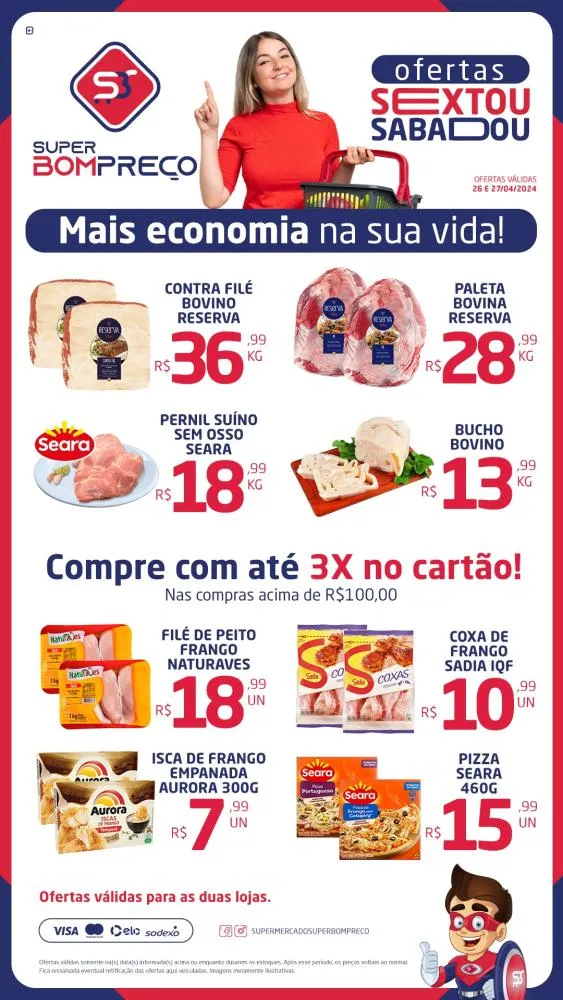 Confira as promoções no Supermercado Super Bom Preço em Brumado