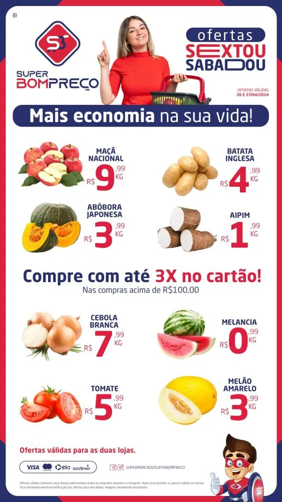 Confira as promoções no Supermercado Super Bom Preço em Brumado