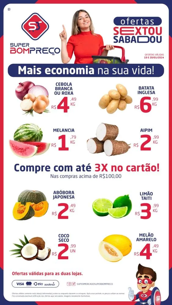 Confira as promoções no Supermercado Super Bom Preço em Brumado