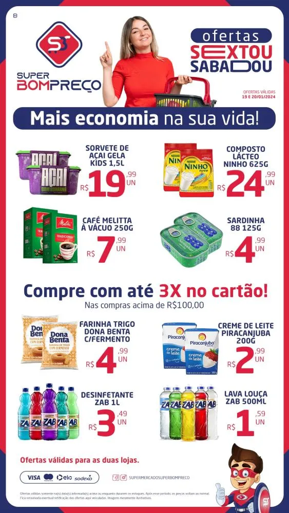 Confira as promoções no Supermercado Super Bom Preço em Brumado