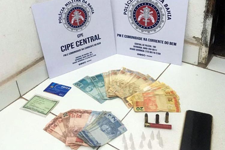 Cipe Central apreende drogas e munições em Ibicoara