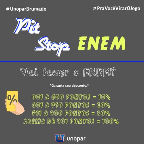 Brumado: Unopar realiza Pit Stop Enem