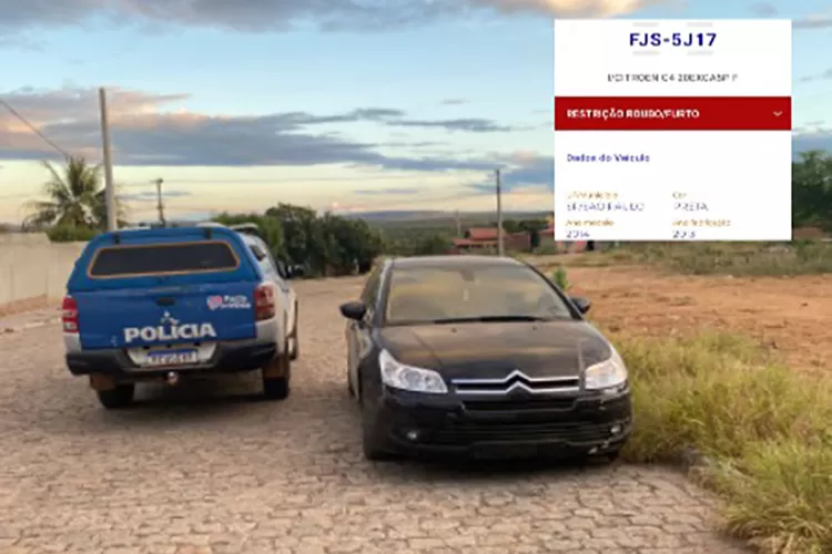 Veículo roubado em Vitória da Conquista é recuperado pela Polícia Militar em Brumado