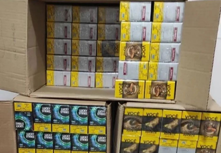 Itapetinga: 1,3 mil cigarros transportados sem documentação são apreendidos na BA-263