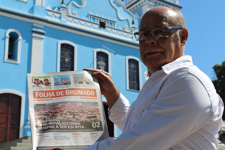 Folha de Brumado: Empreendedor lança novo periódico impresso quinzenal