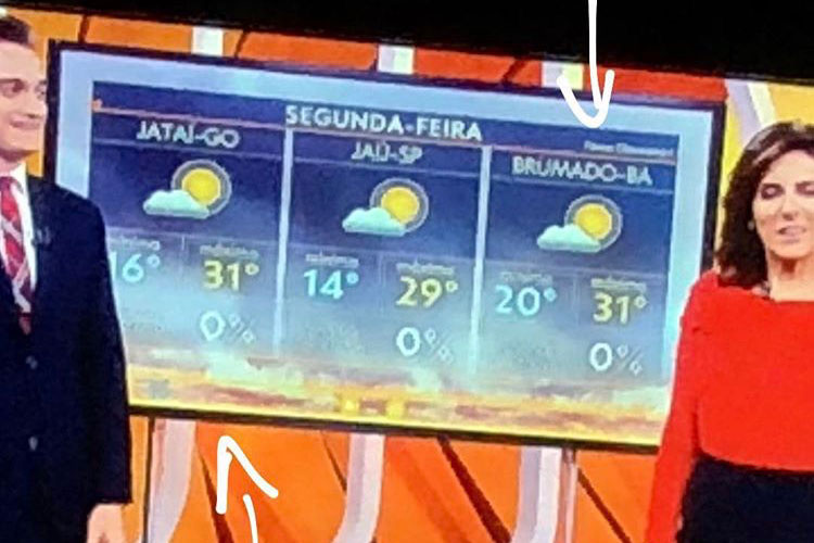Tempo em Brumado é destaque no Hora 1 da Rede Globo