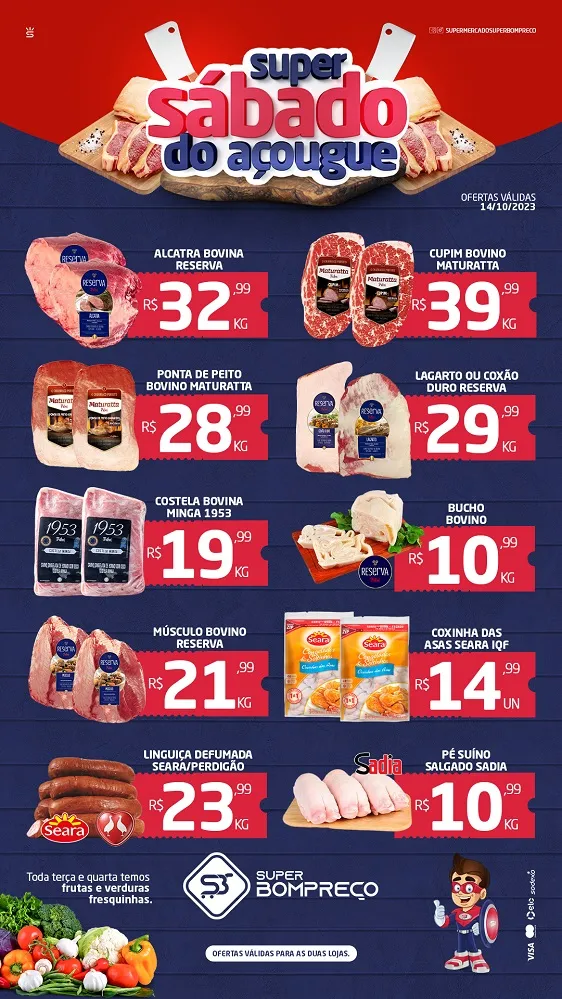 Confira as promoções no Supermercado Super Bom Preço em Brumado