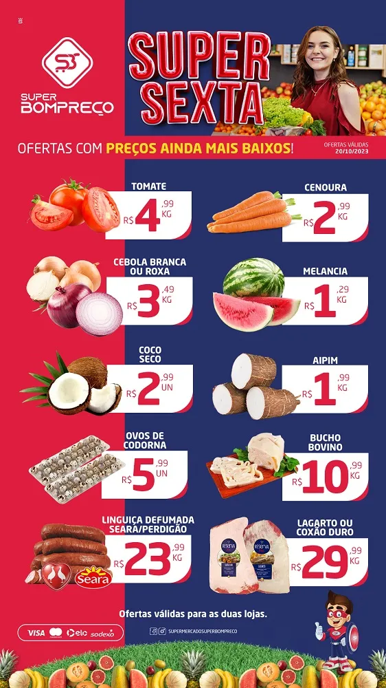 Confira as promoções no Supermercado Super Bom Preço em Brumado