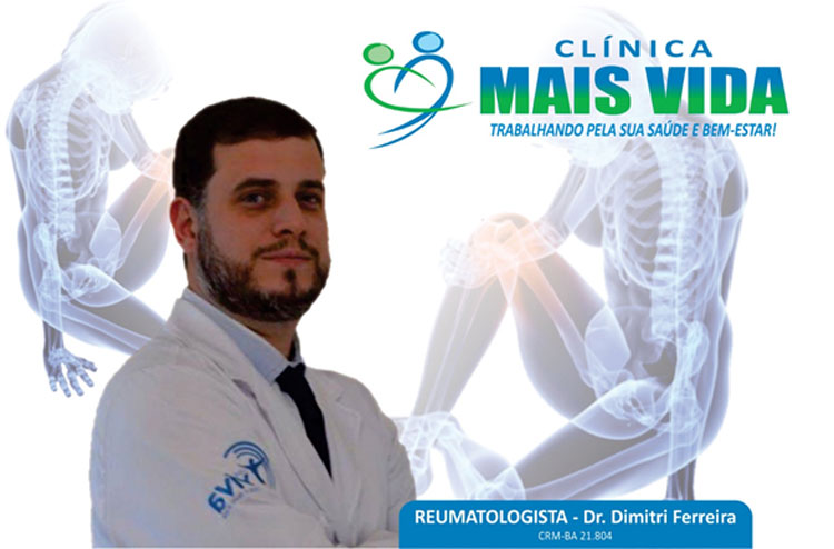 Reumatologista Dimitri Ferreira, especialista em cuidados da dor crônica, passa a atender na Clínica Mais Vida