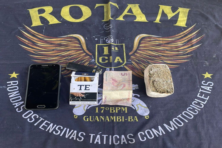 PM prende homem acusado de tráfico de drogas na cidade de Guanambi