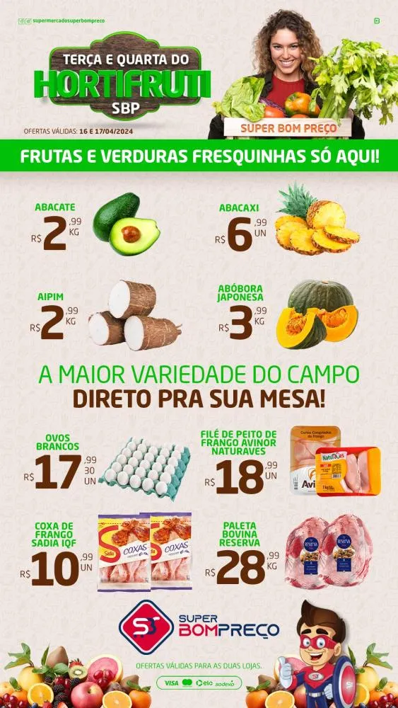 Confira as promoções no Supermercado Bom Preço em Brumado