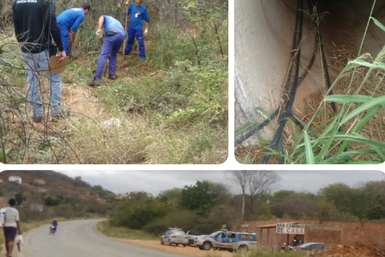 Embasa e policiais desarticulam rede clandestina de desvio de água em Brumado