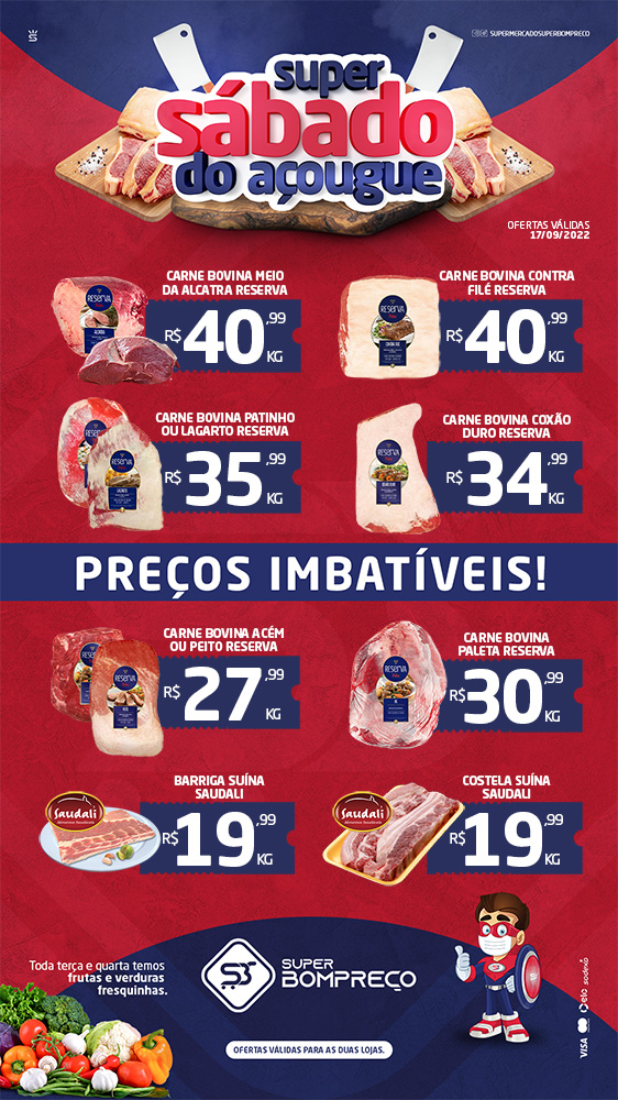 Confira as promoções no Supermercado Super Bom Preço em Brumado