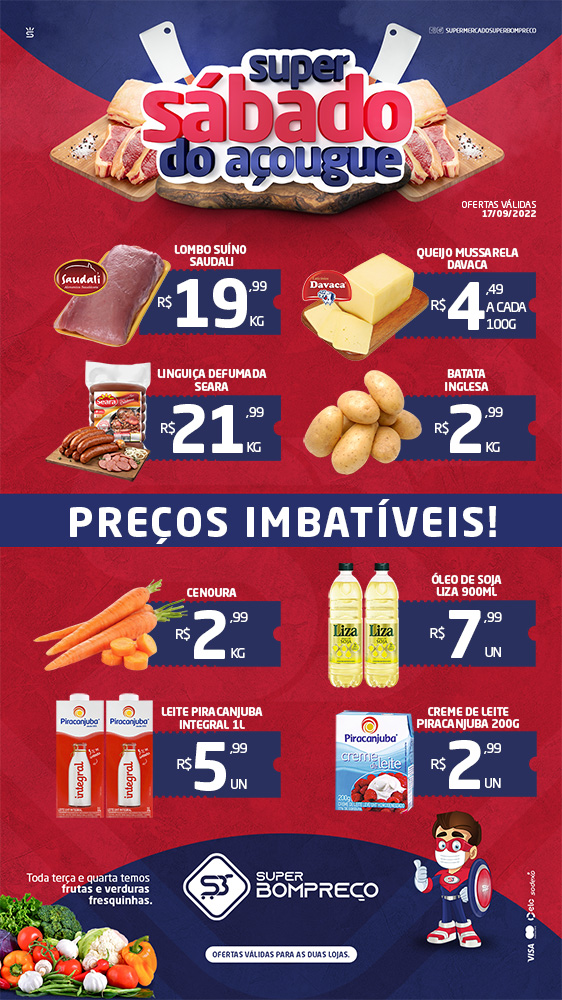 Confira as promoções no Supermercado Super Bom Preço em Brumado