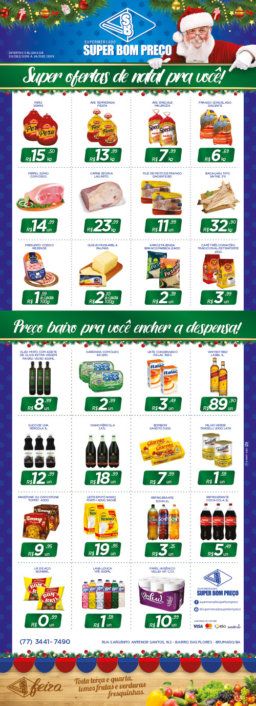 Confira as promoções no Supermercado Super Bom Preço em Brumado