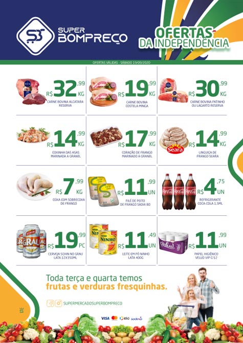 Confira as promoções no Supermercado Super Bom Preço em Brumado