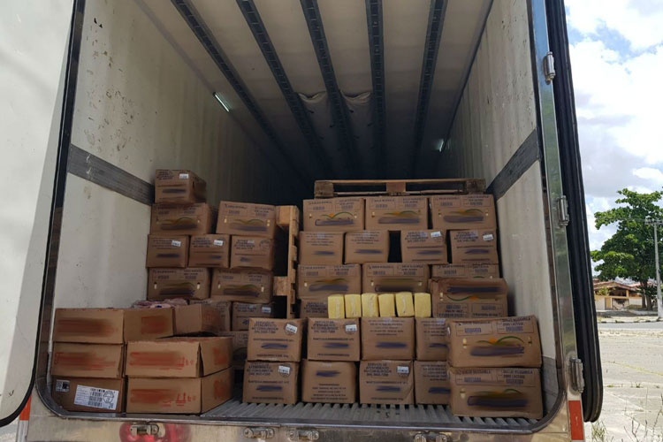 Avaliada em R$ 240 mil, carga com 17 toneladas de queijo é recuperada no sudoeste da Bahia