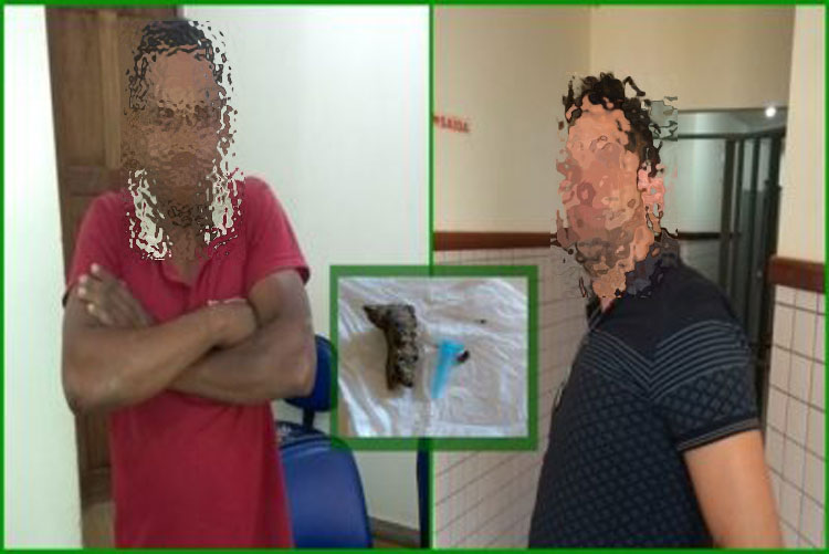 Paramirim: Dois homens são presos em flagrante acusados de tráfico de drogas
