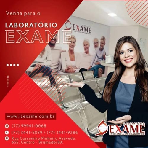 Laboratório Exame: Especializado em análises clínicas em Brumado