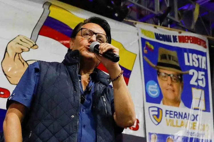 Candidato à presidência do Equador é assassinado com tiros na cabeça após comício