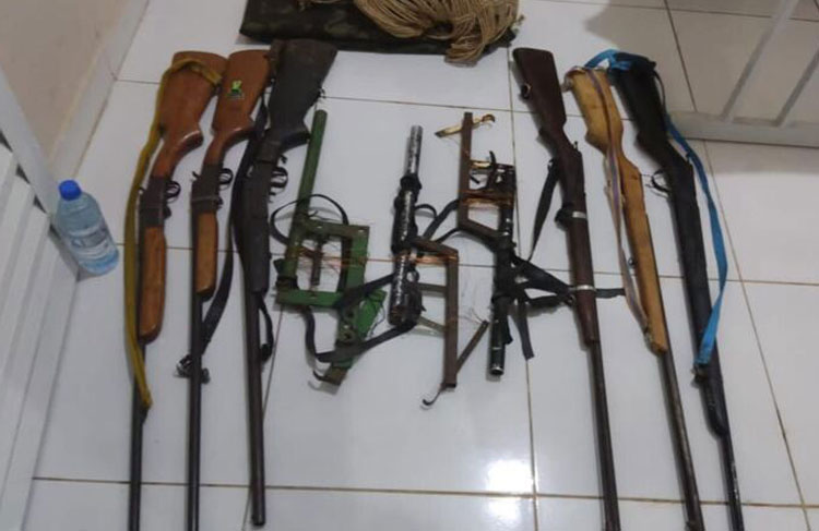 Seis armas e 32 kg de carne de caça são apreendidos em São Desidério