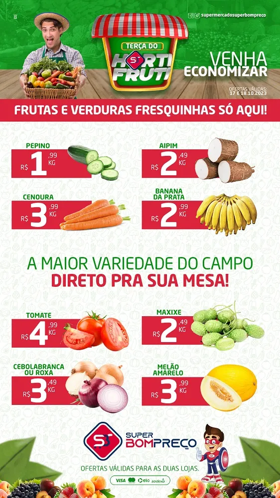 Confira as promoções no Supermercado Super Bom Preço em Brumado