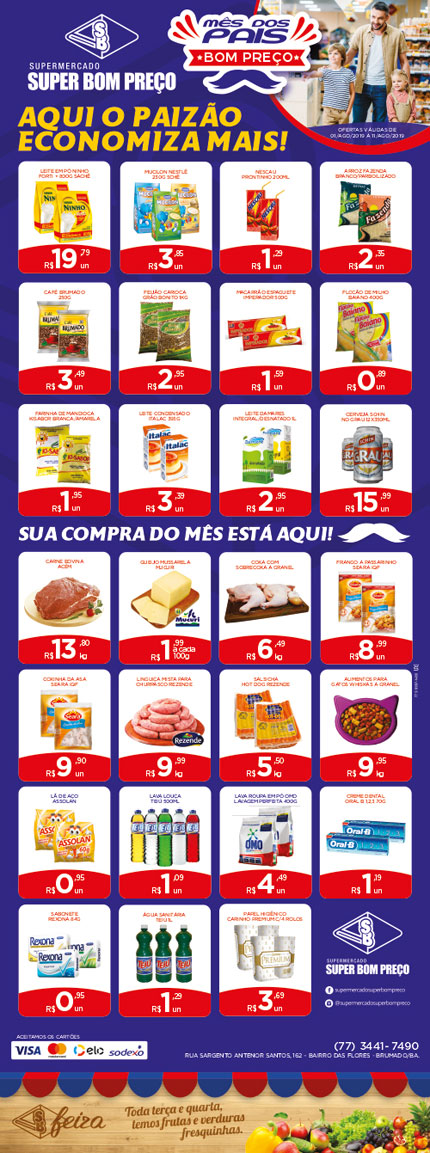 Confira as promoções da semana no Supermercado Super Bom Preço em Brumado