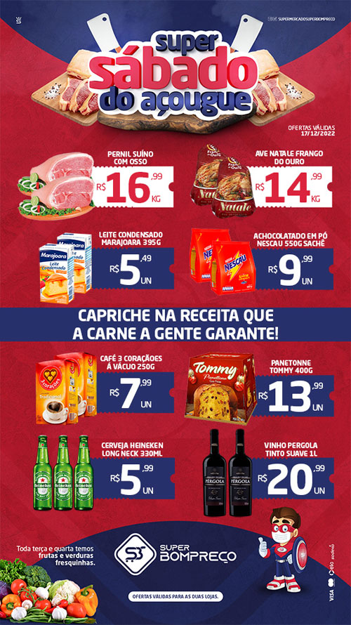 'Sábado do Açougue': Confira as promoções no Supermercado Super Bom Preço em Brumado