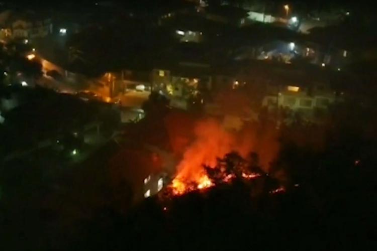 Incêndio atinge mata nativa em Porto Seguro