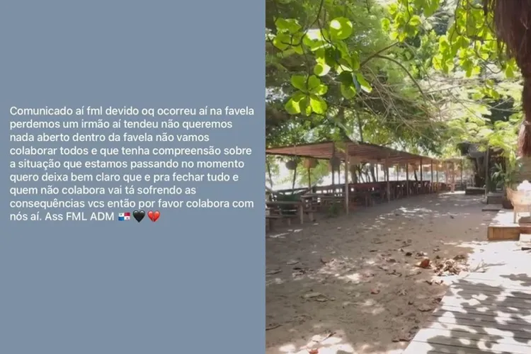 Facção ameaça comerciantes e impõe toque de recolher em paraíso turístico da Bahia