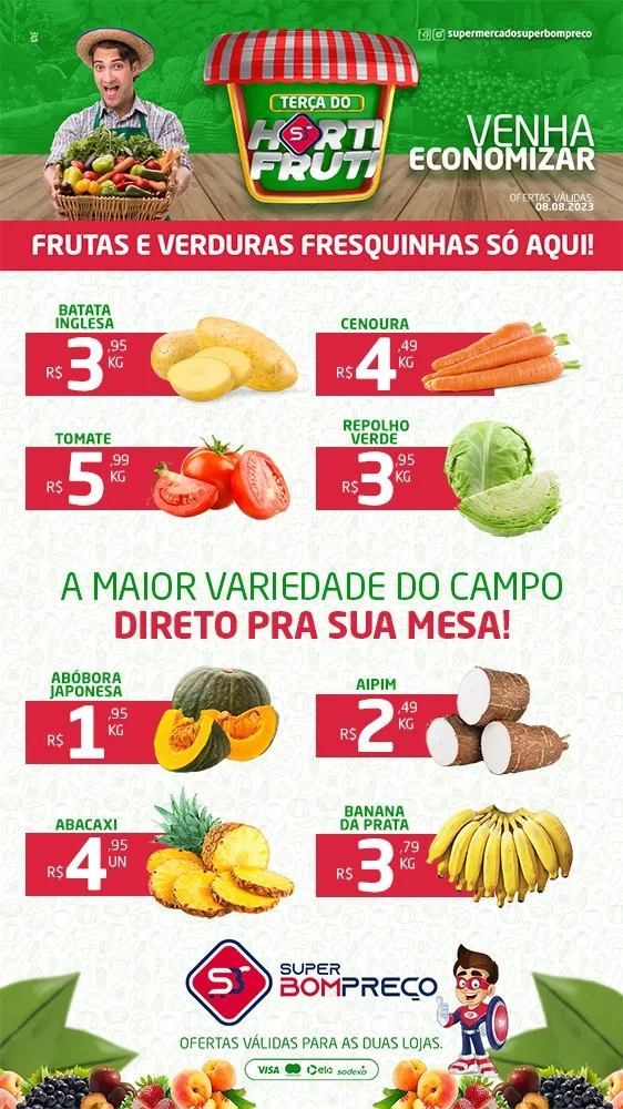 Confira as promoções no Supermercado Super Bom Preço em Brumado