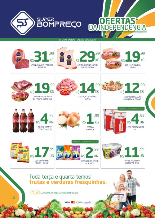 Confira as promoções no Supermercado Super Bom Preço em Brumado