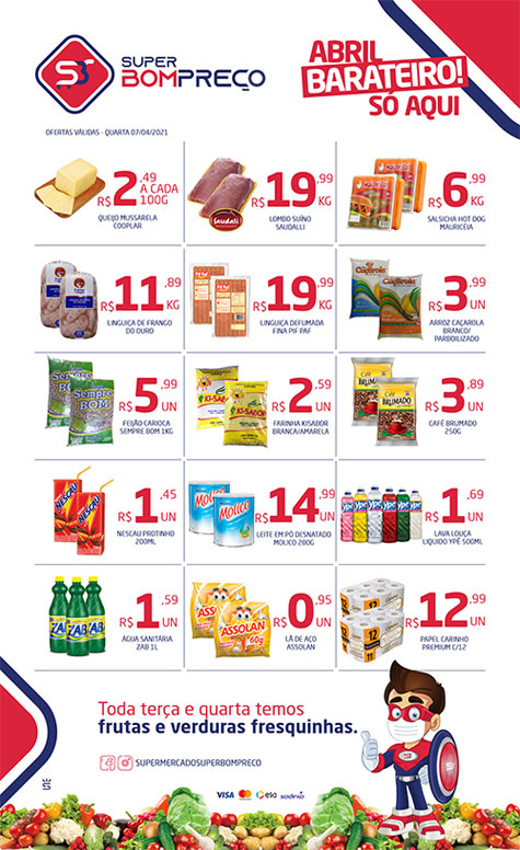 Confira as promoções no Supermercado Super Bom Preço em Brumado