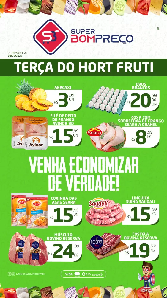 Confira as promoções no Supermercado Super Bom Preço em Brumado