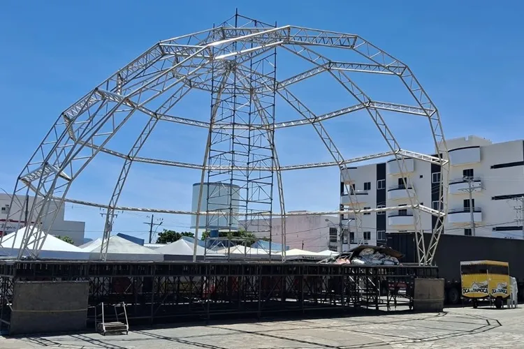 Prefeitura de Guanambi monta mega estrutura para o Festival da Virada